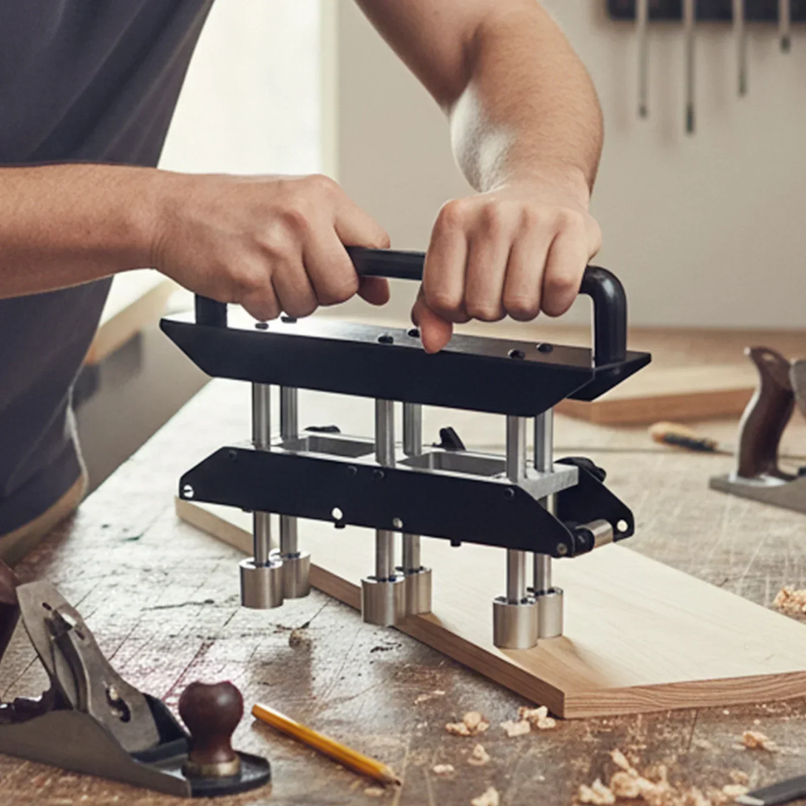 Hand Tools And Workshop Equipment - Dobladora de Metal de 3 estaciones,