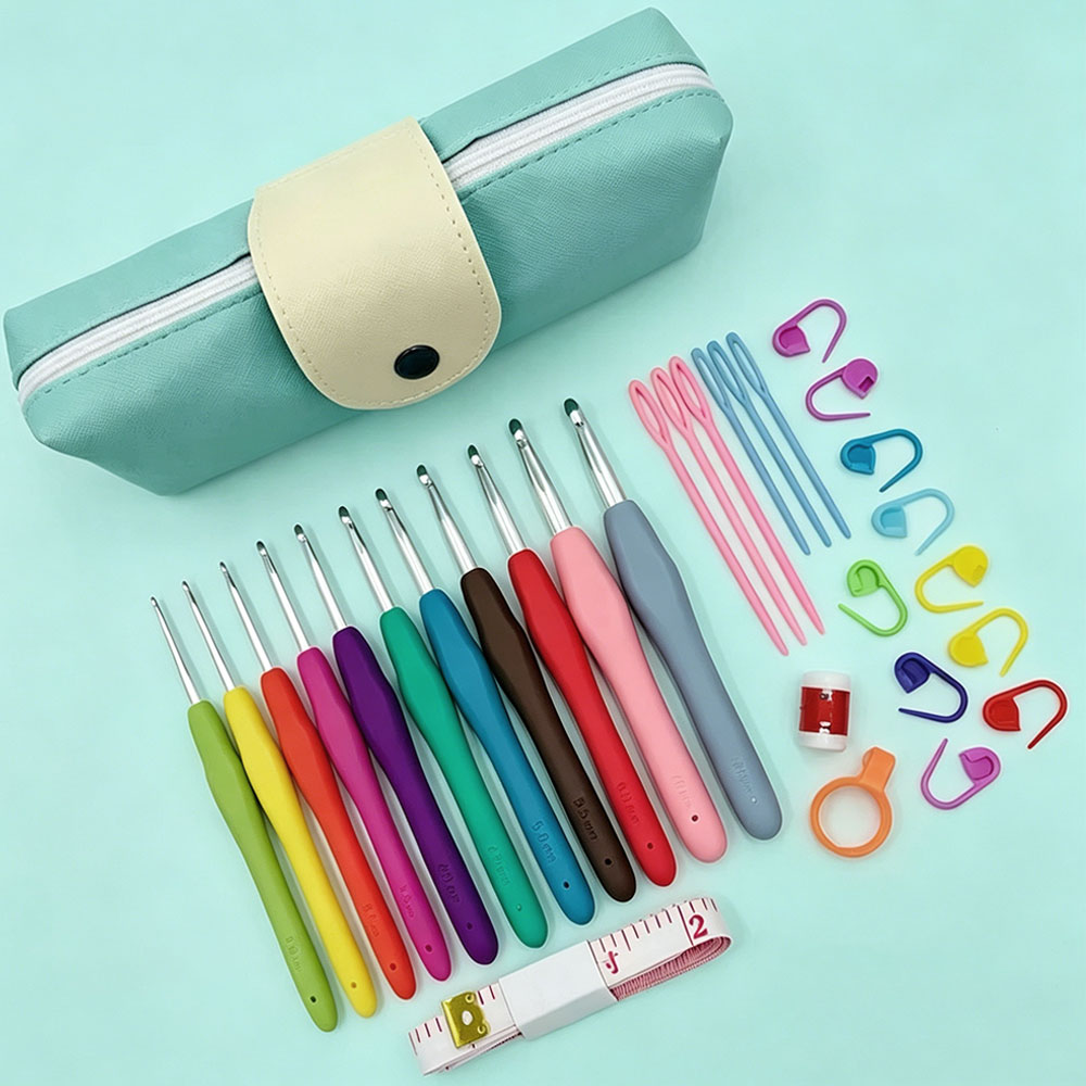 Tool Bag - Juego de 37 Agujas de Ganchillo