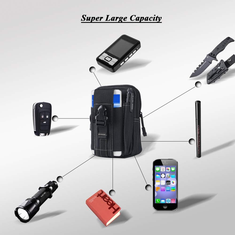 Bolsa táctica Molle para cintu - Tool Bag reseña y precio