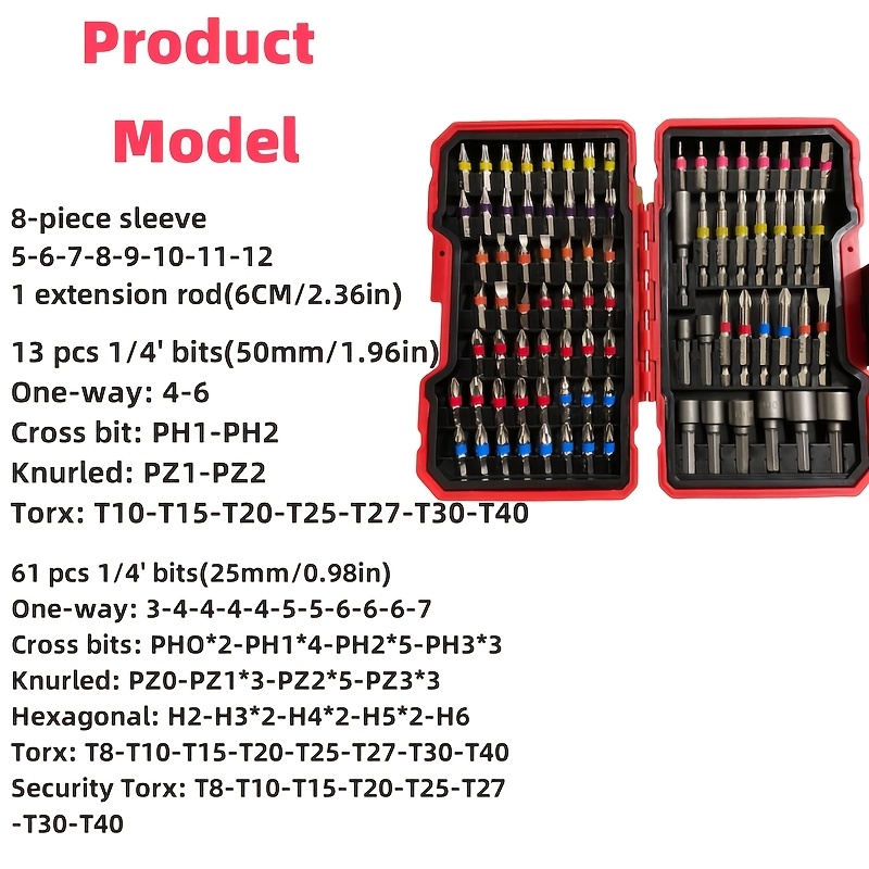 Juego de 83 Puntas para Destor - Screwdriver Set reseña y precio